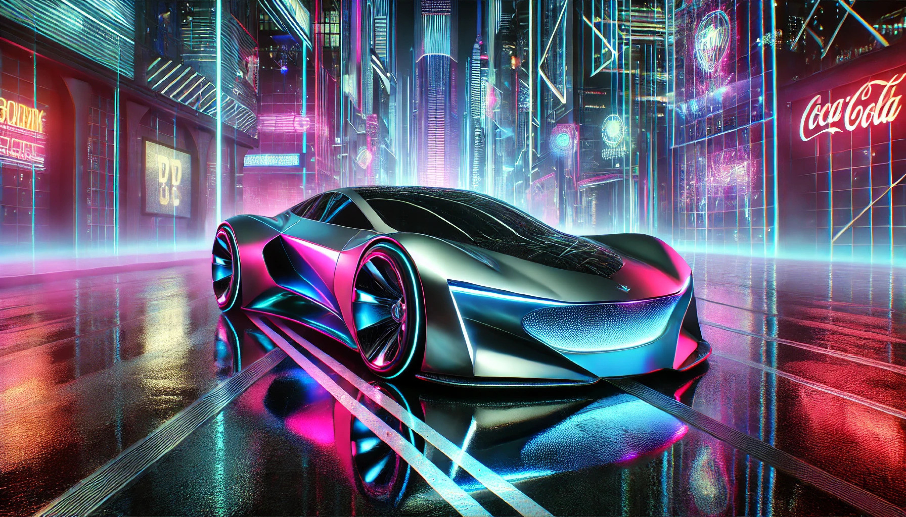 The Car Of The Future Wallpaper 4k
