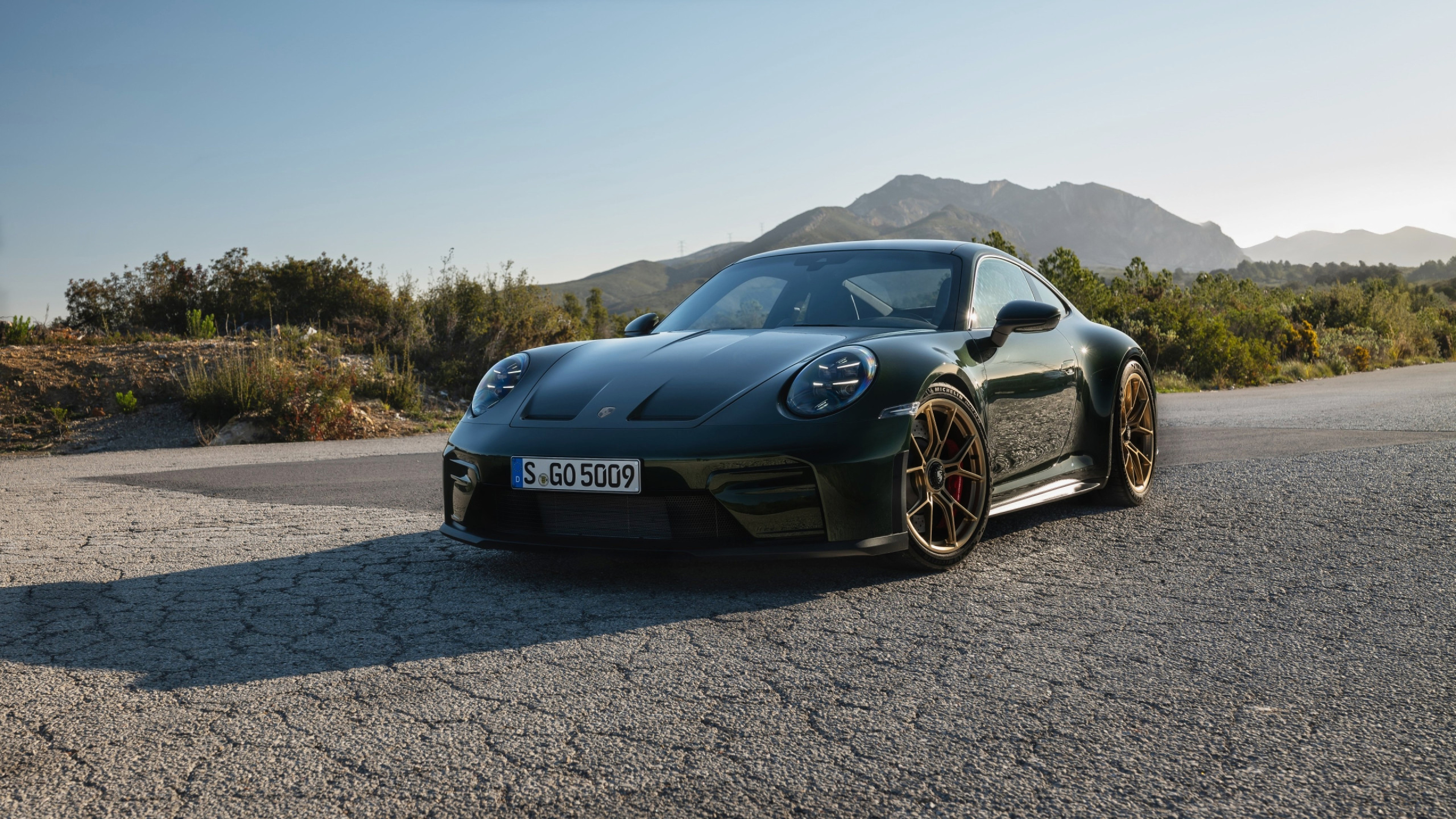 Porsche 911 GT3 Black Car Wallpaper 4k